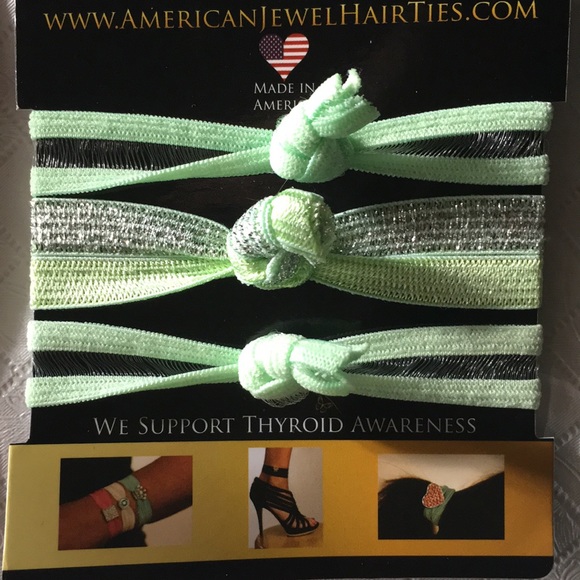 3 In 1 American Jewel Hair Ties NWT - Picture 3 of 3